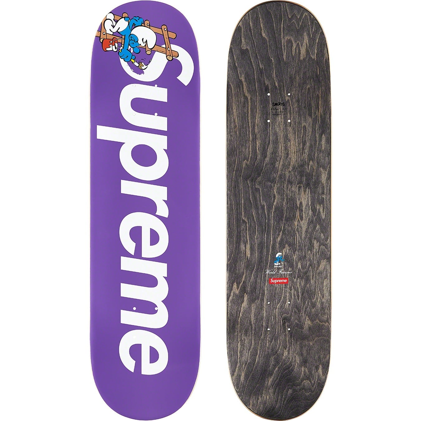Supreme®/Smurfs™ Skateboard view 3